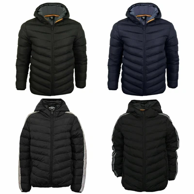 £19.99 • Buy Boys Padded Jacket Puffer Puffa Warm Winter Quilted Bubble Hooded School Coat
