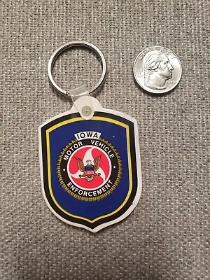 Vintage Iowa Motor Vehicle Enforcement Key Ring • $4.99
