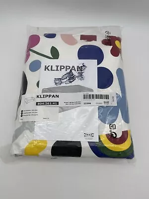 New IKEA KLIPPAN Loveseat Slipcover Sofa Cotton 80426141 Mod Colorful Sealed • £142.70