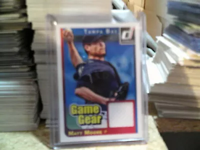 2014 Panini Donruss Game Gear Jersey Card- Matt Moore- Rays- Mint • $2.99