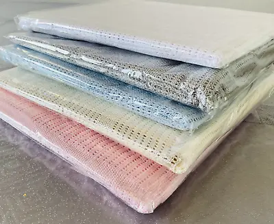 £3.75 • Buy New 100% Cotton Baby Cellular Blanket For Crib Pram Cot Bed 70x90cm Economy Pack