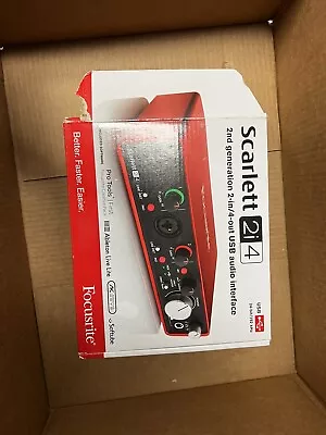 Focusrite Scarlett 2i4 2nd Gen 2 Channels USB Audio Interface • $16.81