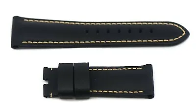 Panerai OEM Black Leather Strap 26/22mm • £312.68