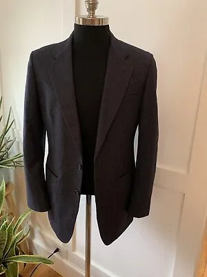 Vtg Titus MacDuff Mens Gray USA Worsted Wool Blazer Sport Coat Suit Jacket 40R • $36.99