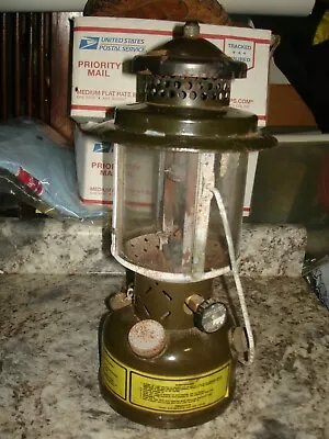 Vintage SMP 1986  Coleman US Military Lantern 4 Quadrant Glass  • $119.99