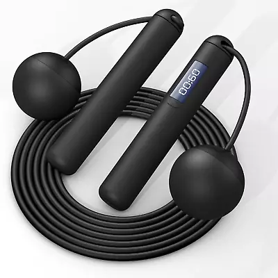 Smart Jump Rope With Counter -  Tangle-Free Jump Rope And Cordless Balls For Fit • $14.88
