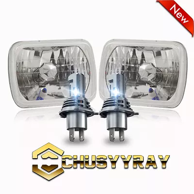 PAIR For Toyota Tacoma 1995-97 7X6 5X7 LED Headlight Hi/Lo+H4 Dual Beam • $219.99