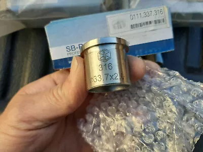 £9.95 • Buy 33.7mm DIA X 2.0mm HANDRAIL END CAPS 316 STAINLESS STEEL 2PACK BNIP FREE UK POST