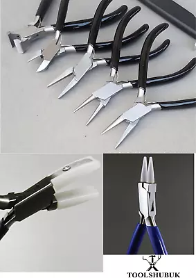 Jewellery Making Pliers And Wire Cutters-Round/Chain/Flat//Bent Nose Hobby Craft • £6.99