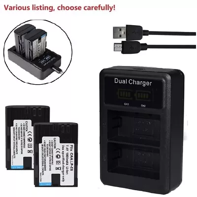 £7.80 • Buy LP-E6 Battery Or Charger For Canon EOS 5DS R 5D Mark II,5D Mark III,5D Mark IV