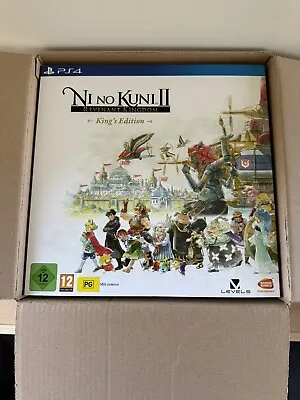 Ni No Kuni II 2 Revenant Kingdom King's Edition Limited Collectors PS4 PAL • $200