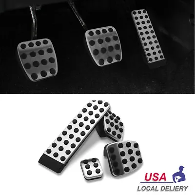 AT Brake Clutch Foot Rest Pedals For Mercedes Benz AMG MT Mechanical C E S GLK • $16.90