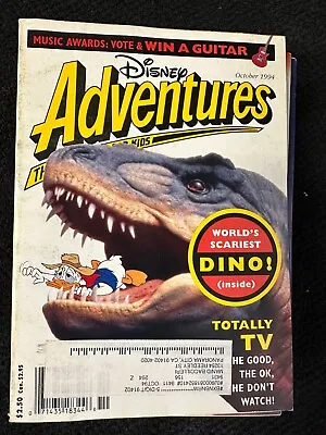 $12.74 • Buy Disney Adventures Kids Magazine Back Issue October 1994 