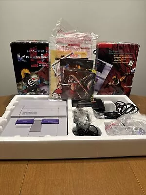 Super Nintendo SNES Console Killer Instinct Bundle CIB Complete With CD & Insert • $525