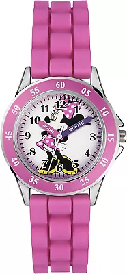 Disney Mickey & Minnie Mouse Time Teacher Wrist Watch: Analog Quartz Boy & Girl • $19.99