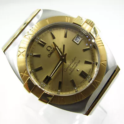 Omega Constellation Double Eagle 1201.10.00 Stainless Steel Yellow Gold Men's • $8763