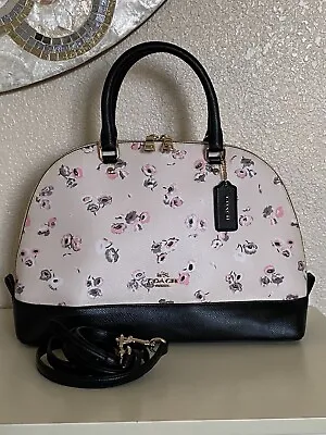 Coach Sierra Wildflower Floral Dome Satchel Shoulder Bag F37430 • $139