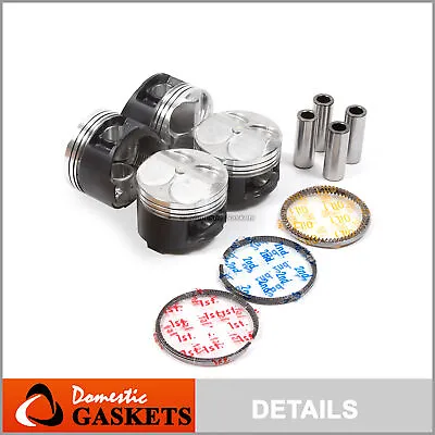 Fit 94-00 Honda Civic 1.6L DOHC High Performance Pistons And Ring Set B16A2 • $499