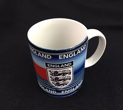 England Football 2003 Mug 3 Lion Crest Color Stripe Ceramic 10 Oz Coffee Cup VTG • $12.97