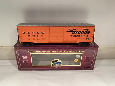 Mth Premier Denver Rio Grande 50’ Waffle Boxcar 20-93049! O Scale Train Freight • $79.95