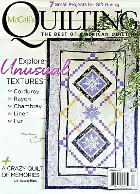 *NEW* McCall's Quilting Magazine Best Of American Quilts *FREE SHIPPING* • $11.11