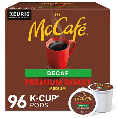McCafe Premium Roast Decaf Coffee Keurig Single Serve K-Cup Pods 96 Count • $47.99