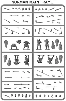 Victrix VXDA004 - Norman Infantry Sprue 28mm Plastic Dark Ages • £5.95