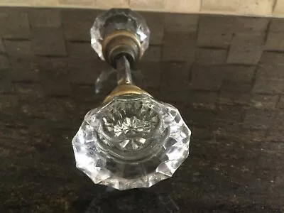 Vtg. 12 Point Crystal Door Knob Set  Farmhouse Antique • $20