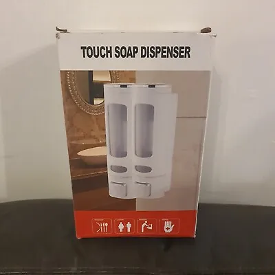 £10.99 • Buy Soap Dispensers 400ml Each Wall Mounted Manual Hand Liquid Shampoo Shower Gel 