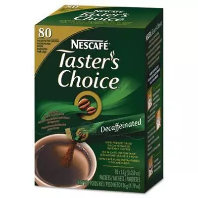 Nescafe Taster's Choice Decaf Coffee 80 Count • $17.95