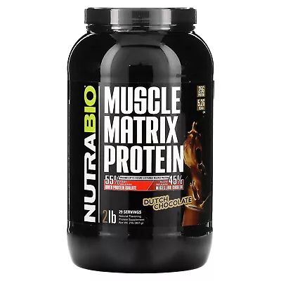 Muscle Matrix Protein Dutch Chocolate 2 Lb (907 G) • $51.99
