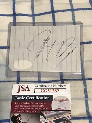 Junkyard Dog JYD JSA Certified Autograph Signed Cut WWF WWE Rare Vintage • $500