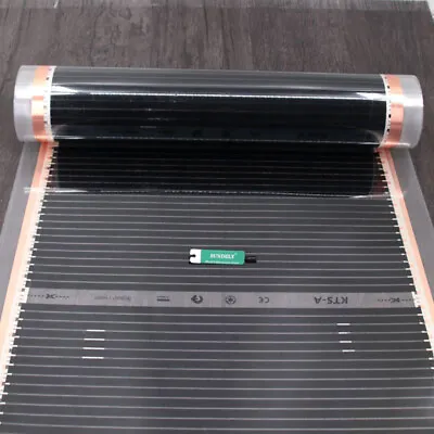 Infrared Underfloor Heating Film Foil Mat 220V For Under Laminate Solid Floor UK • £24.69