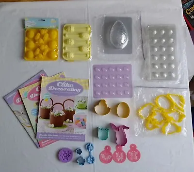 DeAGOSTINI Cake Decorating Magazine Easter Special + Chocolate Egg Moulds • £24.99