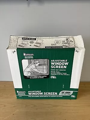 Frost King AWS1837 Asjustable Window Screen 18” HIGH 21” - 37” Wide (12 PACK) • $39.99