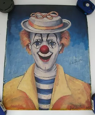 Red Skelton  Sign Twice Dated 1950 Beautiful Clown • $389.99