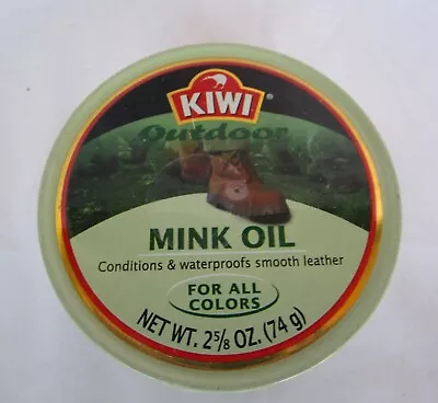 Kiwi Mink Oil/ 2 5/8 Oz Can • $25