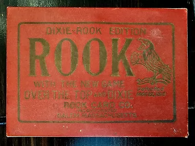 Vintage 1919  Dixie-Rook Edition With Over The Top Rook Card Co Salem Mass • $25