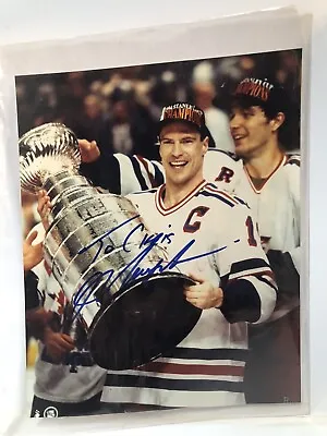 Mark Messier Autographed 8x10 Photo - NY Rangers - Stanley Cup • $50
