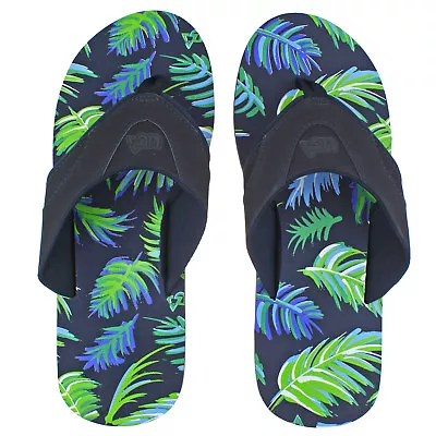 £11.95 • Buy Mens Urban Beach Olowalu Navyblue Toe Post Flip Flop Beach Sandals