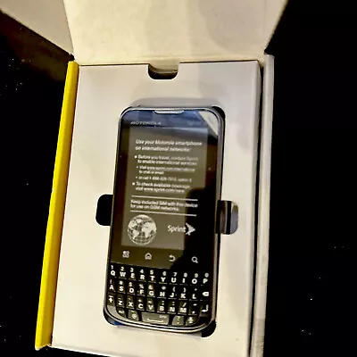 MOTOROLA XPRT MB612 (Sprint/Ting/RingPlus)Nice 3G World Phone New In Box (R) • $50