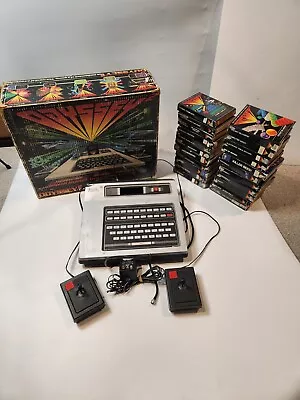 Great Vtg Lot 1980 Magnavox Odyssey 2 Console Complete Original Box W/ 22 Games • $299.99