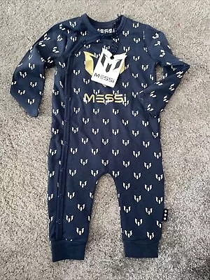 Messi 3 Month All In One Baby Suit Size 62/68 Blue New • $18.65