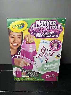 Crayola Marker Airbrush - With 12 Markers And 4 Stencils. Brand New • $14.99