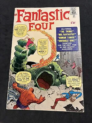 🎬4️⃣ Fantastic Four  #1 (1966) Golden Record Print. Silver Age Lee/Kirby🎬4️⃣ • $795