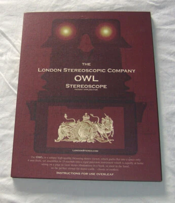 £25 • Buy Boxed Grey Owl 3D Viewer, Brian May, London Stereoscopic Company
