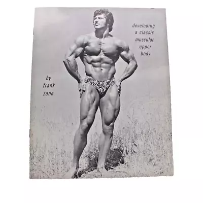 Frank Zane Developing A Classic Muscular Upper Body Bodybuilding Muscle Booklet • $46.95