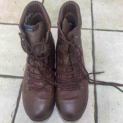 British Military Army Altberg Brown Leather Boots Size 9m Walking/treking/hiking • $88.39