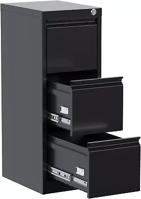 Metal Lateral File Cabinets 2/3 Drawer Garage Storage Filing Cabinets W/ Lock • $179.99