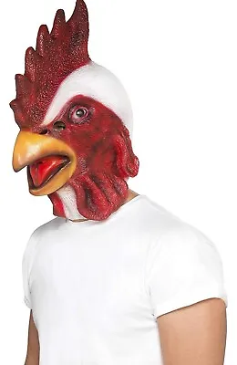£15.99 • Buy Chicken Mask Adults Fancy Dress Stag Novelty Animal Bird Costume Accessory New